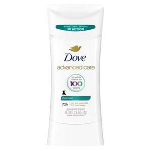 DOVE Advanced Care Sheer Cool 72-Hour Solid Deodorant, NEW